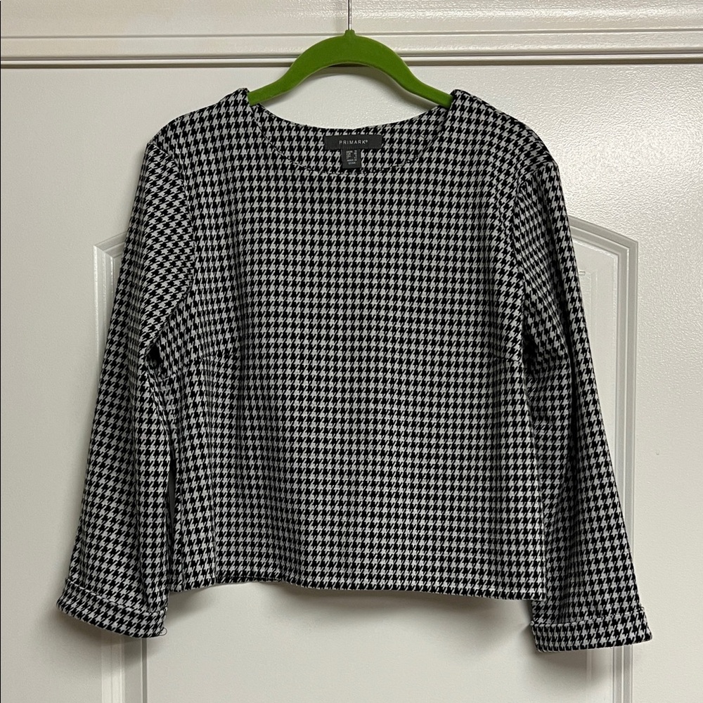 Primark Black and White Blouse